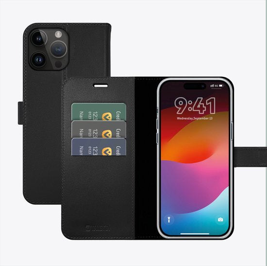iPhone 11 Pro Book Case Cover - Black