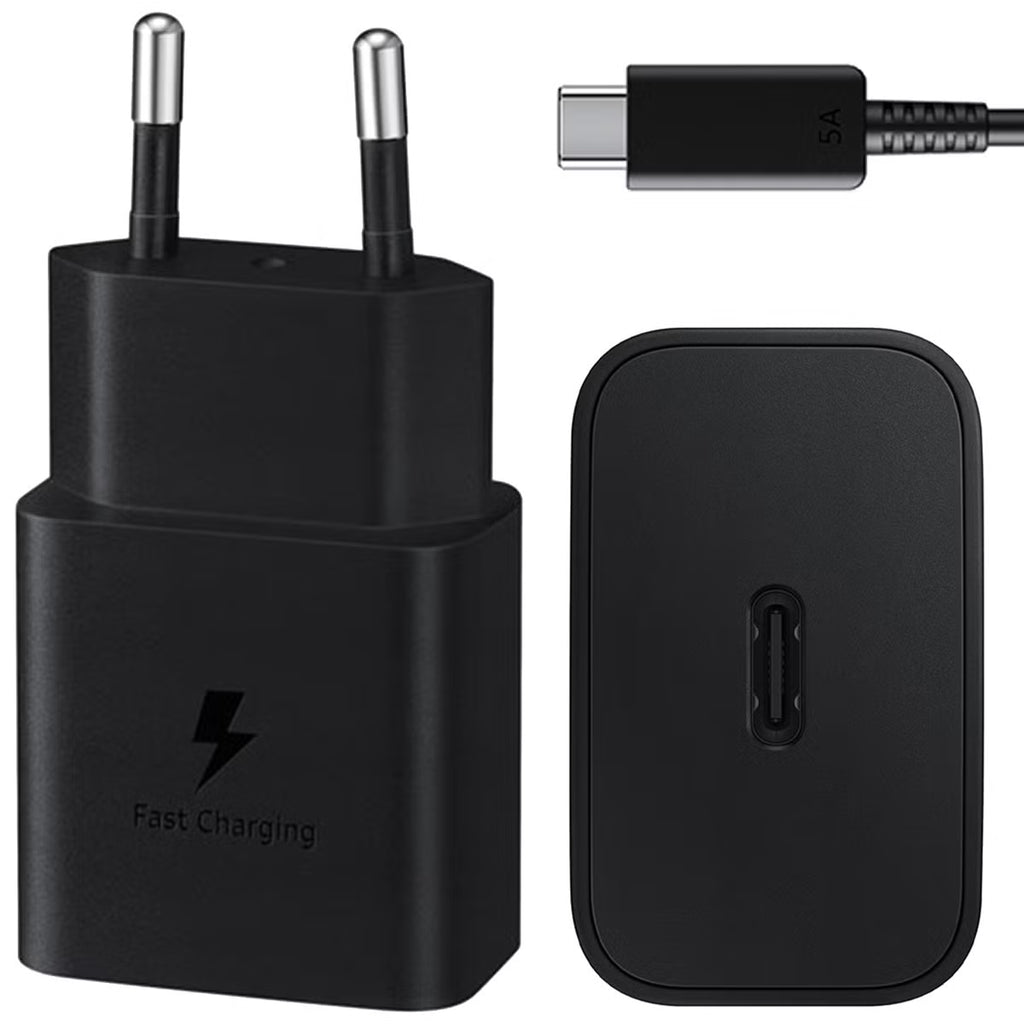Samsung 25W PD Adapter with C-C Cable - Black