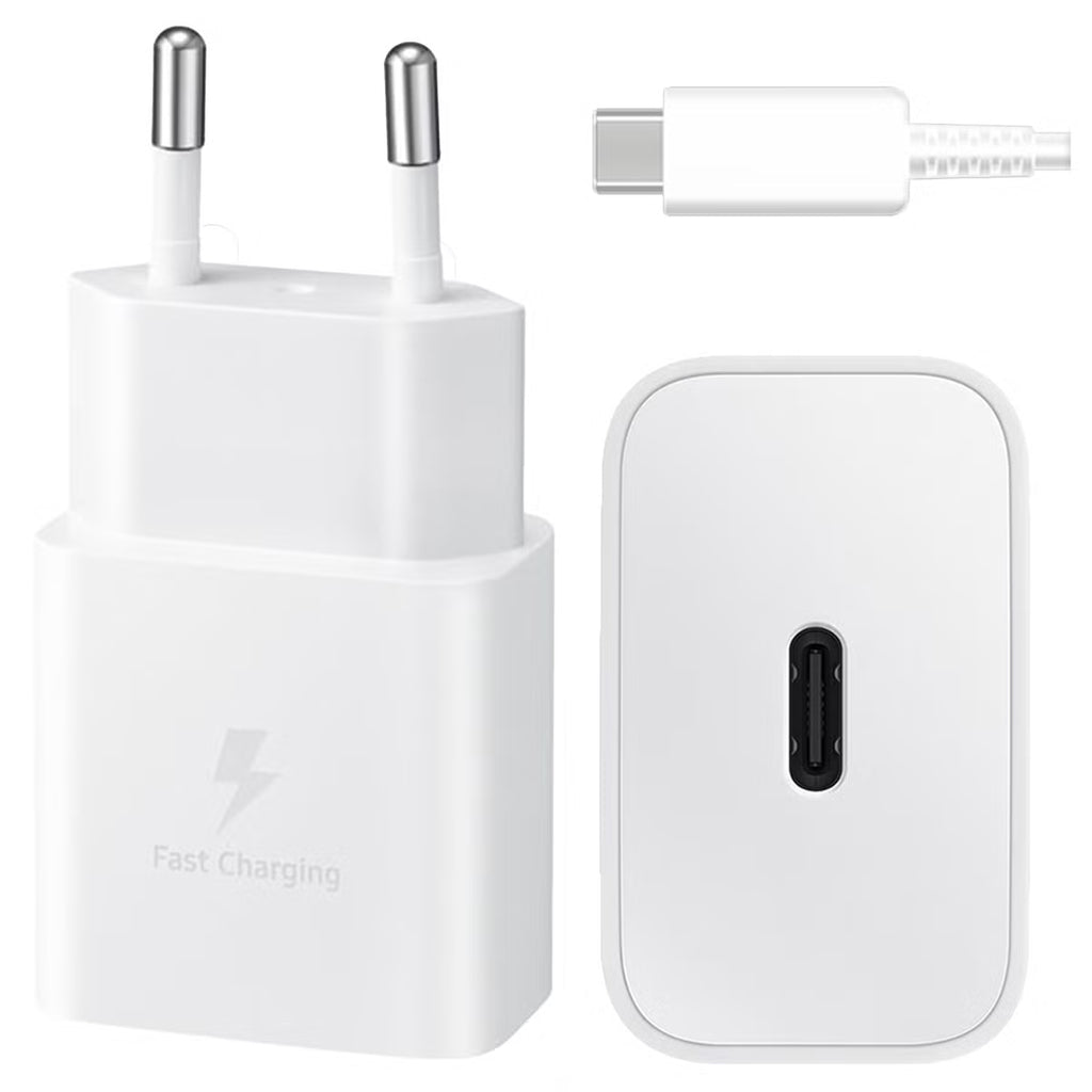 Samsung 15W PD Adapter with C-C Cable - White