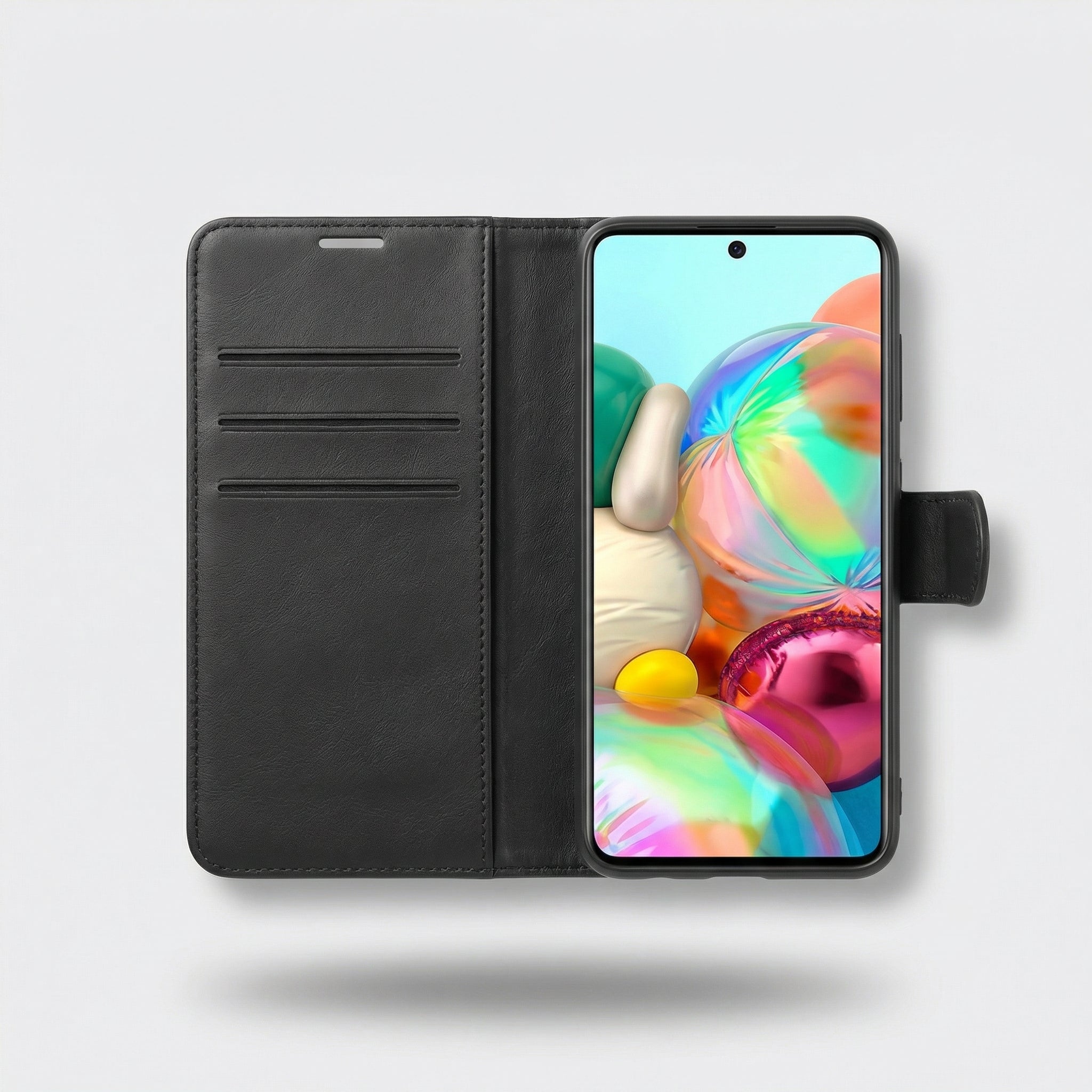 Samsung A52s Book Case Cover - Black