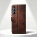 Samsung S22 FE Book Case Cover - Brown