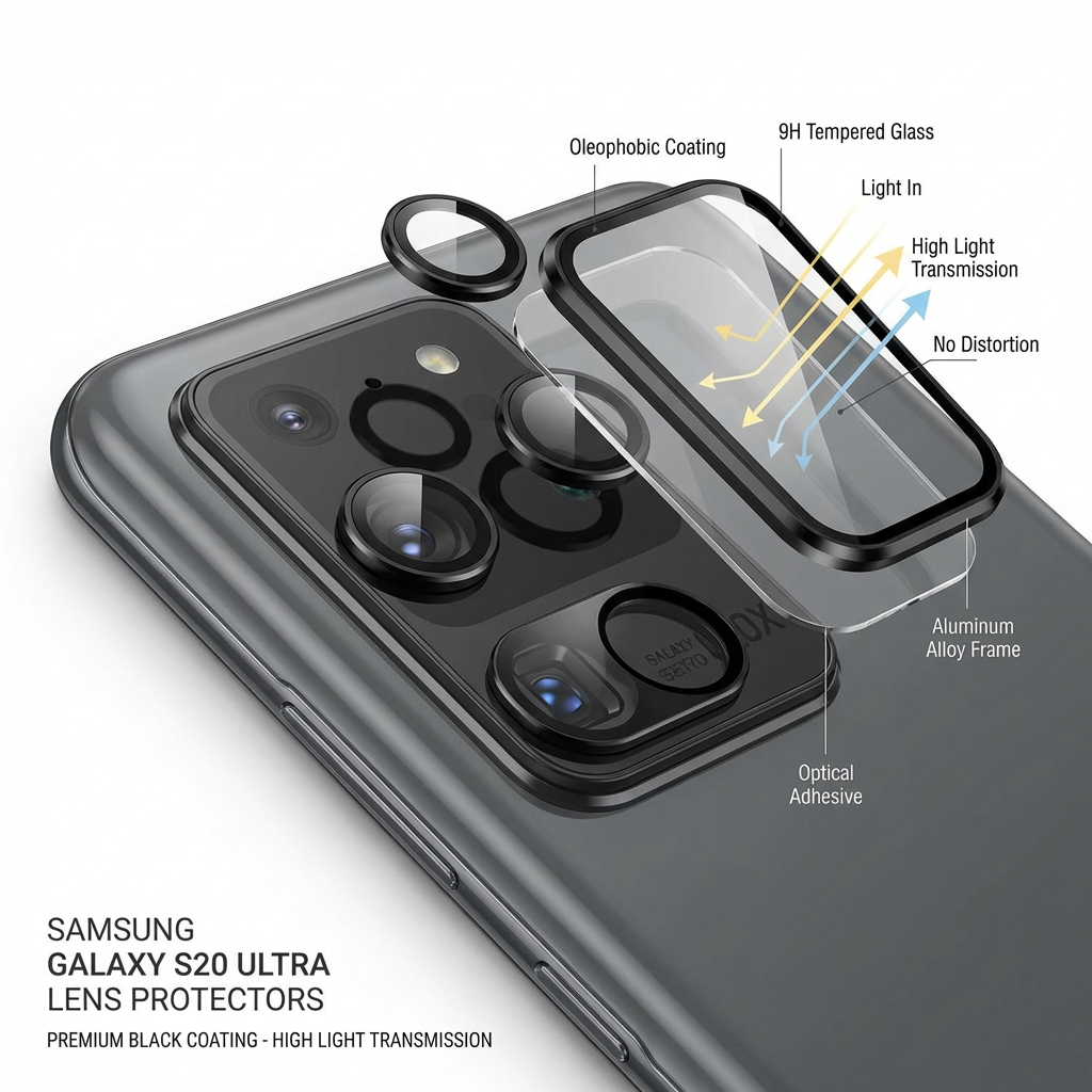 Samsung S20+ Camera Protection Glass