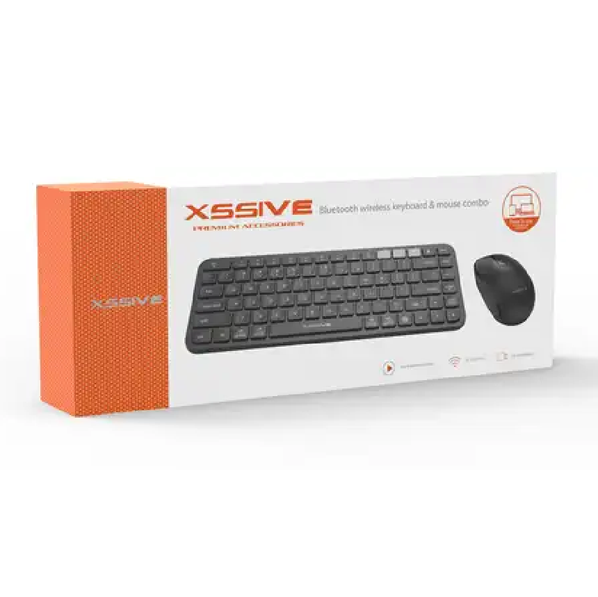 Bluetooth Wireless Keyboard & Mouse Combo