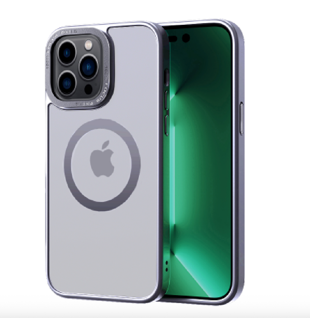iPhone 12 Back Case MagSafe - Black/Grey