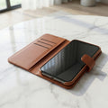 iPhone 11 Pro Book Case Cover - Brown
