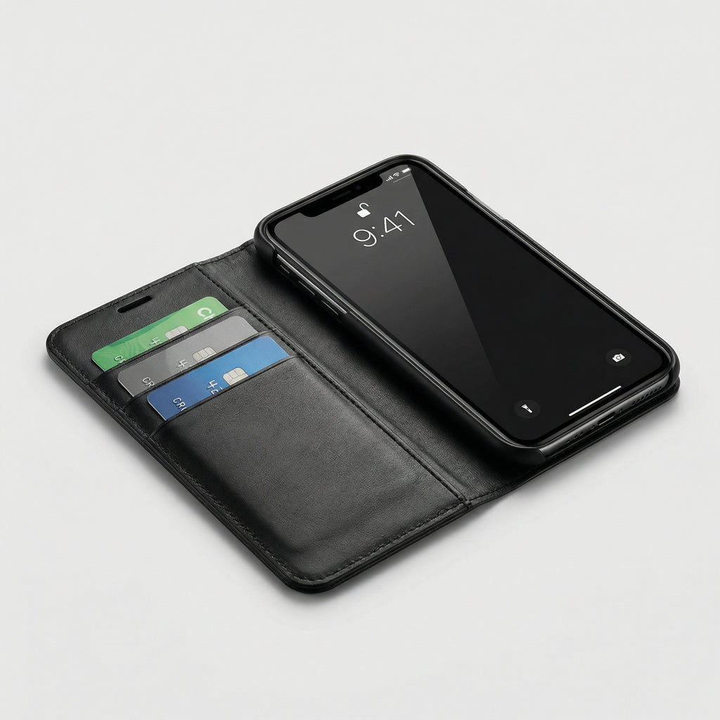 iPhone 11 Pro Book Case Cover - Black