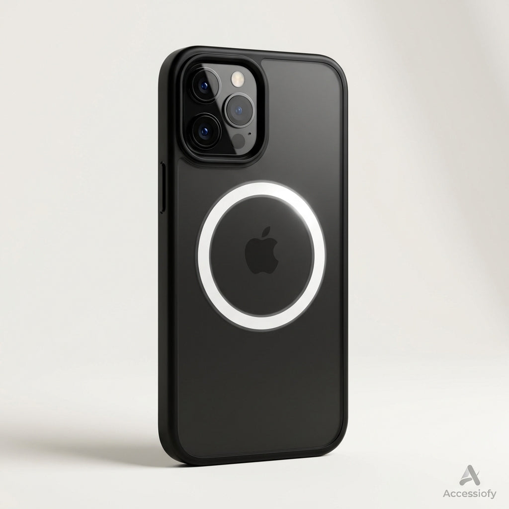 iPhone 12 Pro Max Back Case MagSafe - Black/Grey