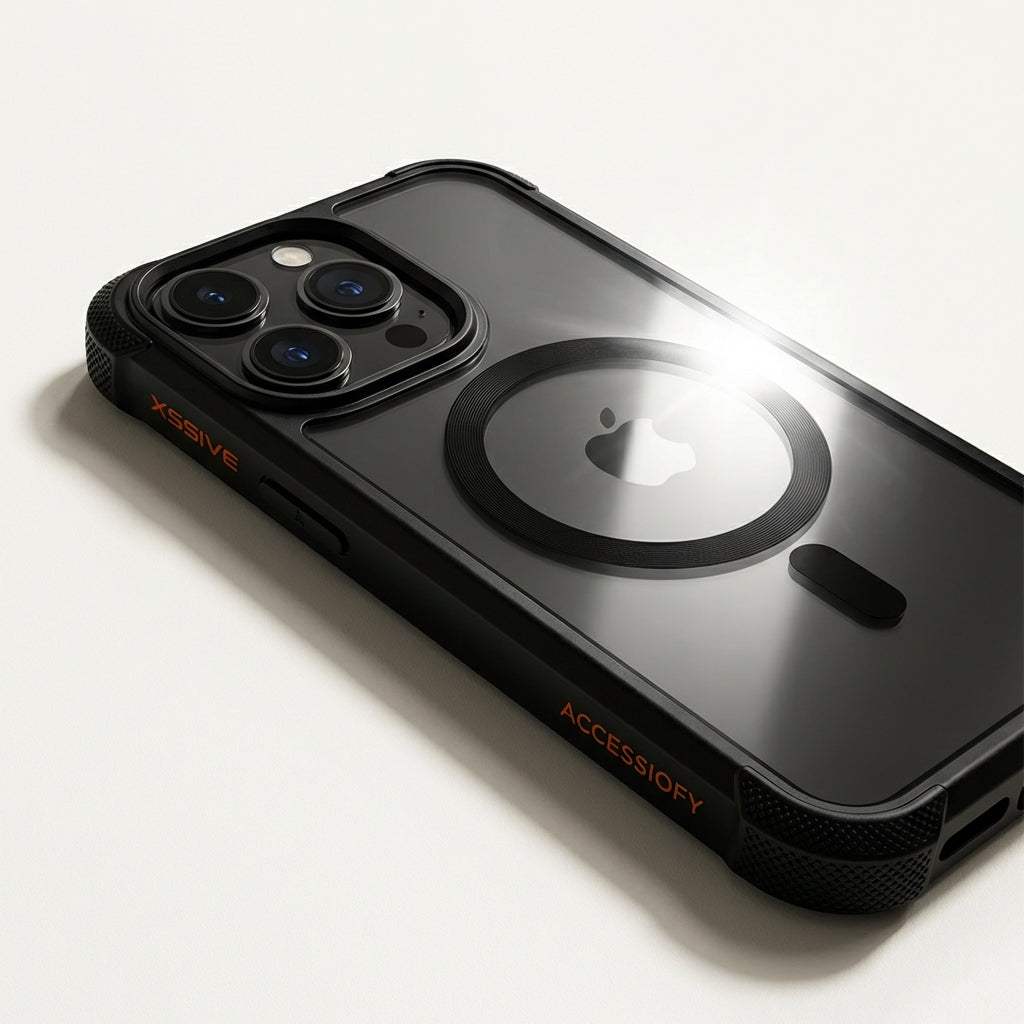 iPhone 13 Pro Back Case MagSafe - Black/Grey