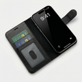 iPhone 17 Pro Book Case Cover - Black