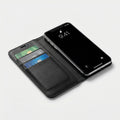 iPhone X/XS/XR Pro Max Book Case Cover - Schwarz