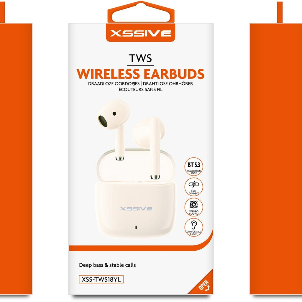 Wireless Earbuds - Beige