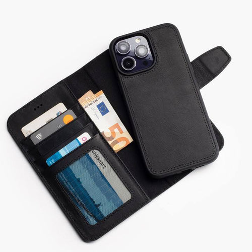 iPhone 11 Book Case Cover - Black