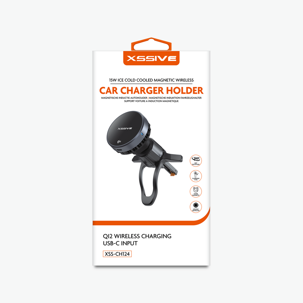 Magnetic Wireless Car Charger Holder 15W