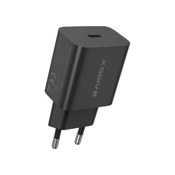 USB C Adapter - Black - 25W