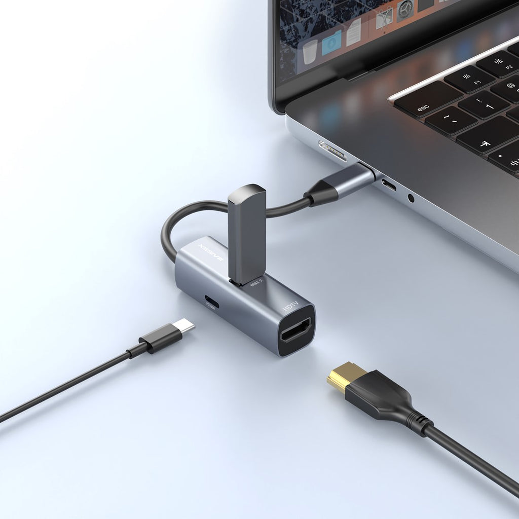 3in1 USB Hub to USB-C