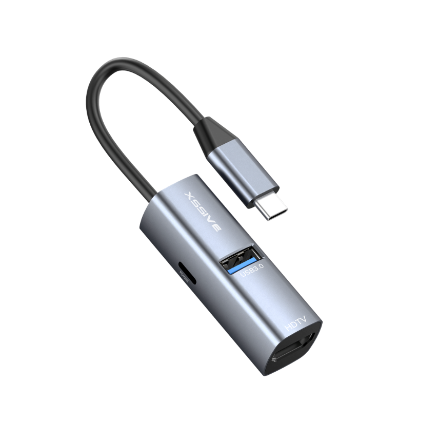 3in1 USB Hub to USB-C