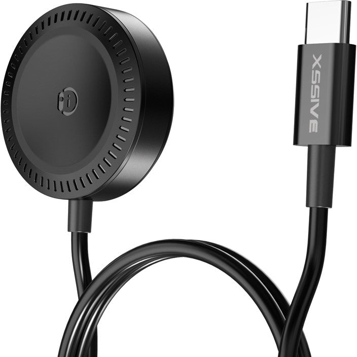 Wireless Charger for Apple iWatch and Samsung Watch - Black