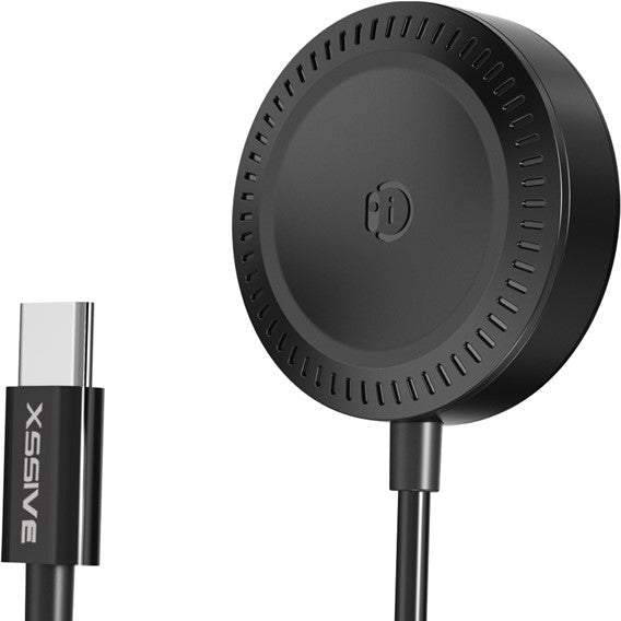 Wireless Charger for Apple iWatch and Samsung Watch - Black