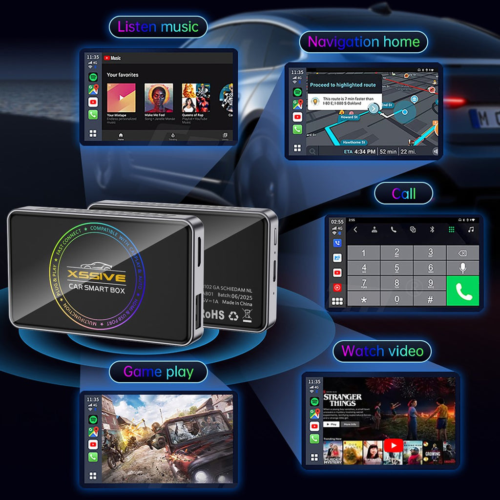 Multimedia auto smartbox - Apple CarPlay & Android Auto
