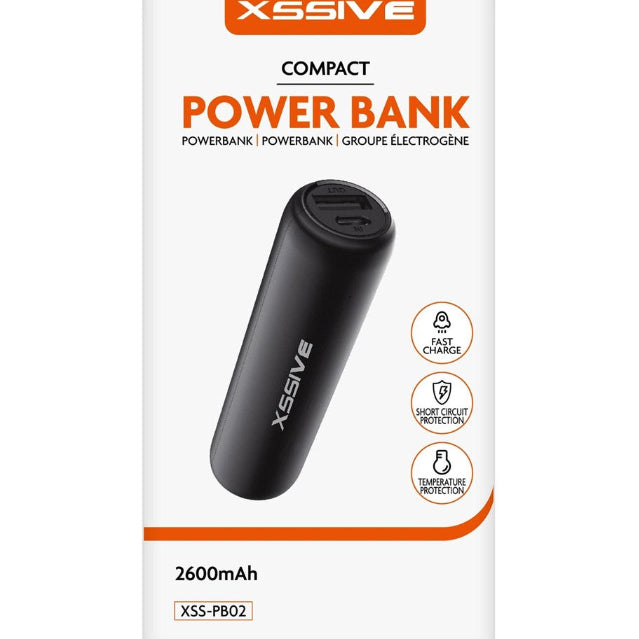Powerbank 2600mAh - Black