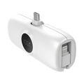 Premium Mini Powerbank For USB-C With iPhone Cable 5000mAh - White