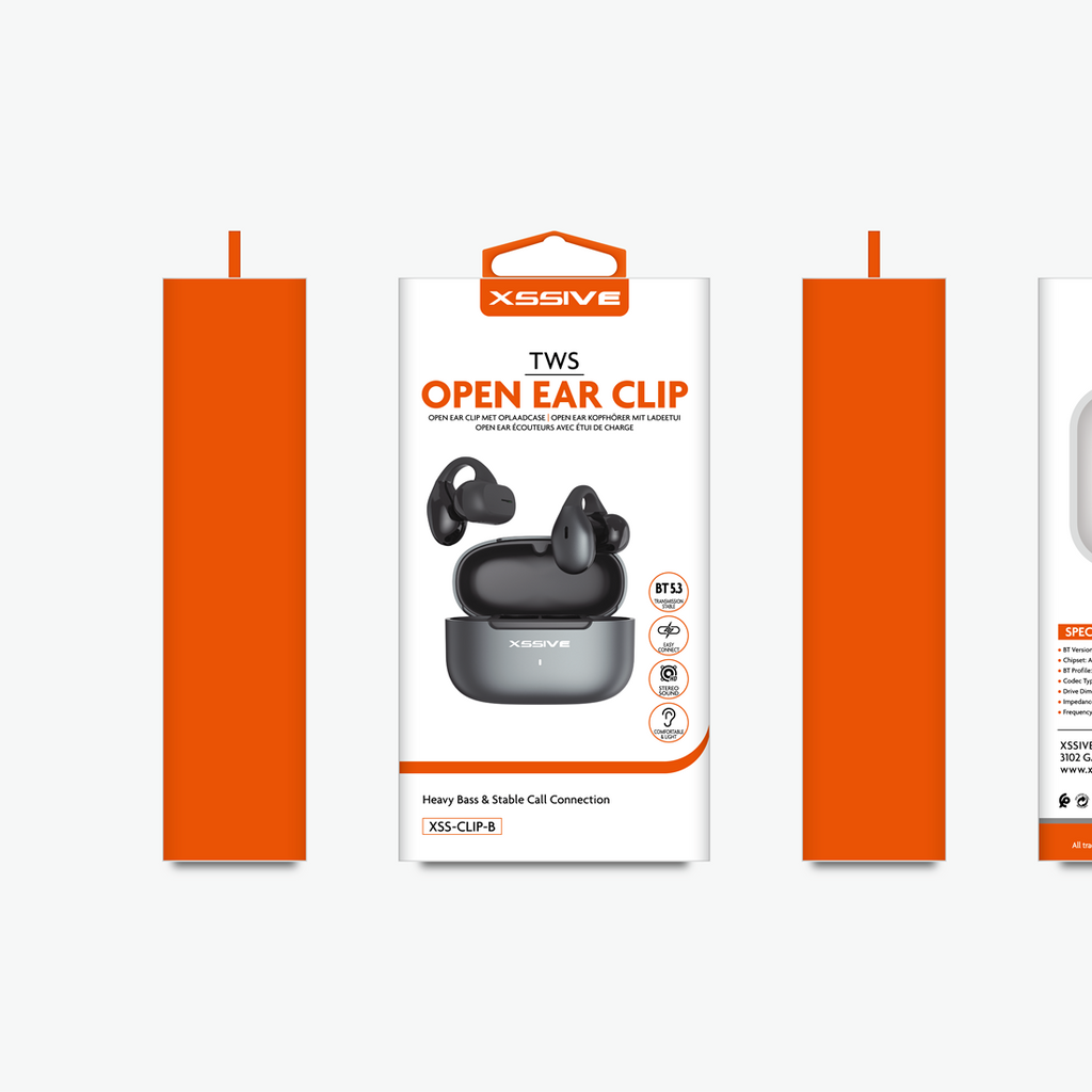 Wireless Open Ear Clip - Black