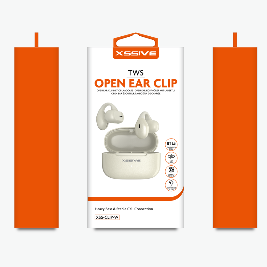 Wireless Open Ear Clip - Cream White