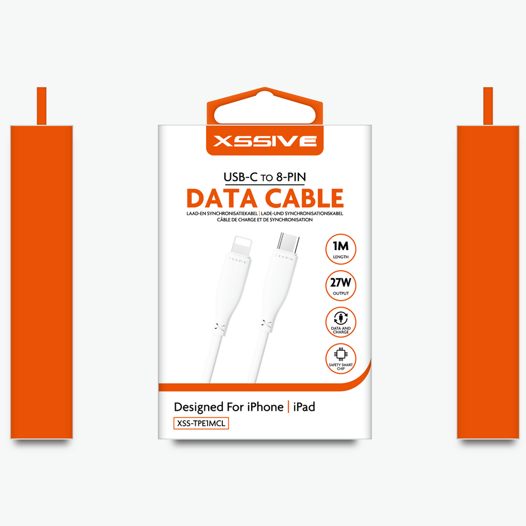 USB-C to iPhone cabel - White