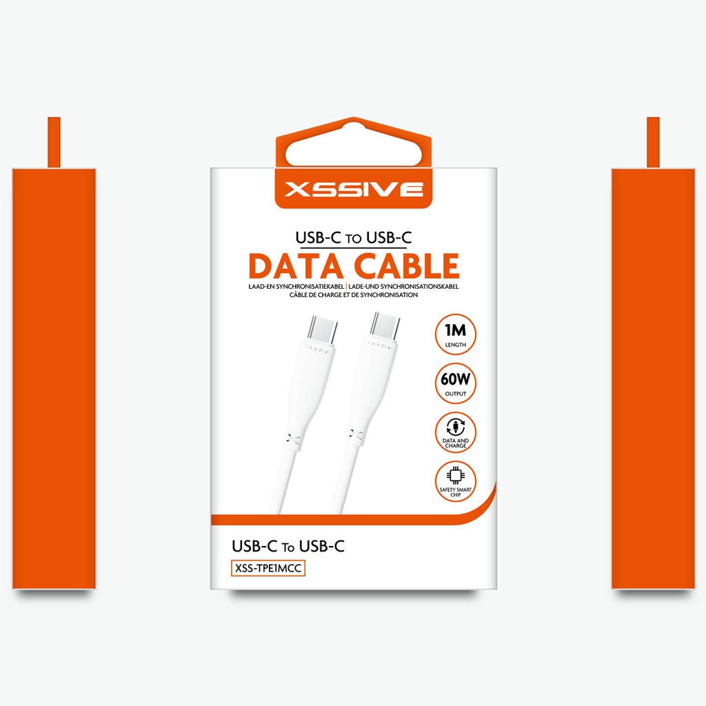 USB-C to USB-C cabel - White