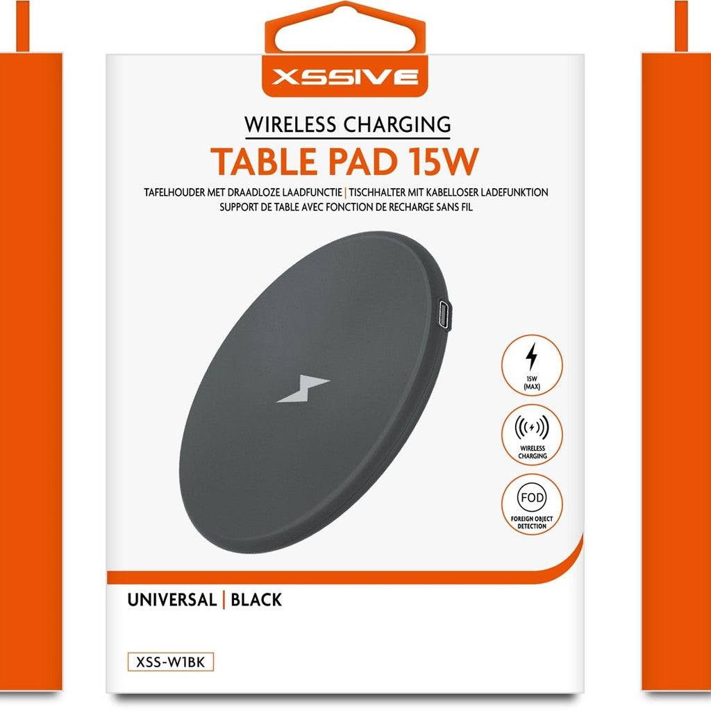 Wireless Charging Table Pad 15W - Black